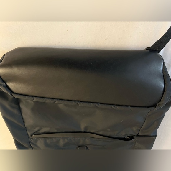 TUMI Voyageur Flap Backpack 64002NVY Navy Nylon Leather Trim Laptop Travel Bag
